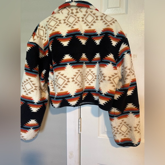 Tribal Pattern Fleece Jacket - Picture 2 of 3
